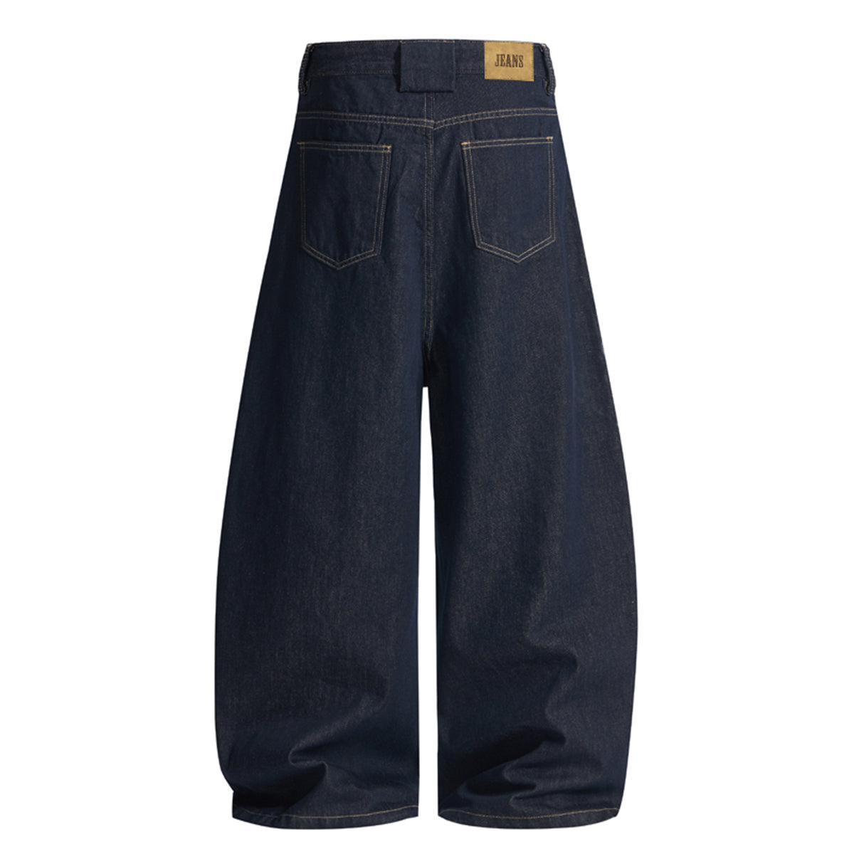 Knife Cut Patchwork High Waist Wide Leg Jeans