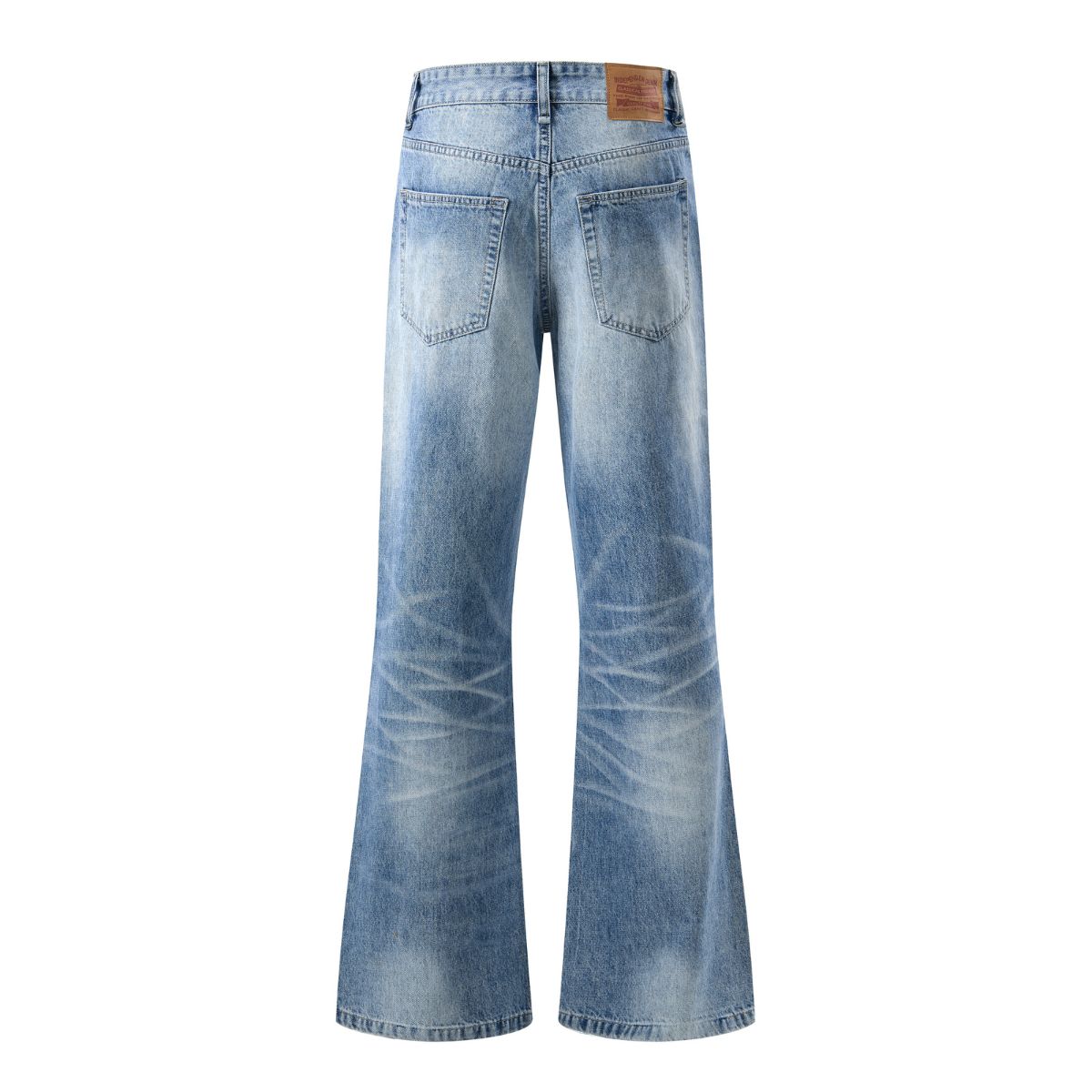 Whiskering Process Vintage Denim
