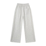 Relaxed Raw Hem Puddle Pants