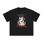 Christmas Husky Graphic Tee-INNBLAC Fashion Apparel