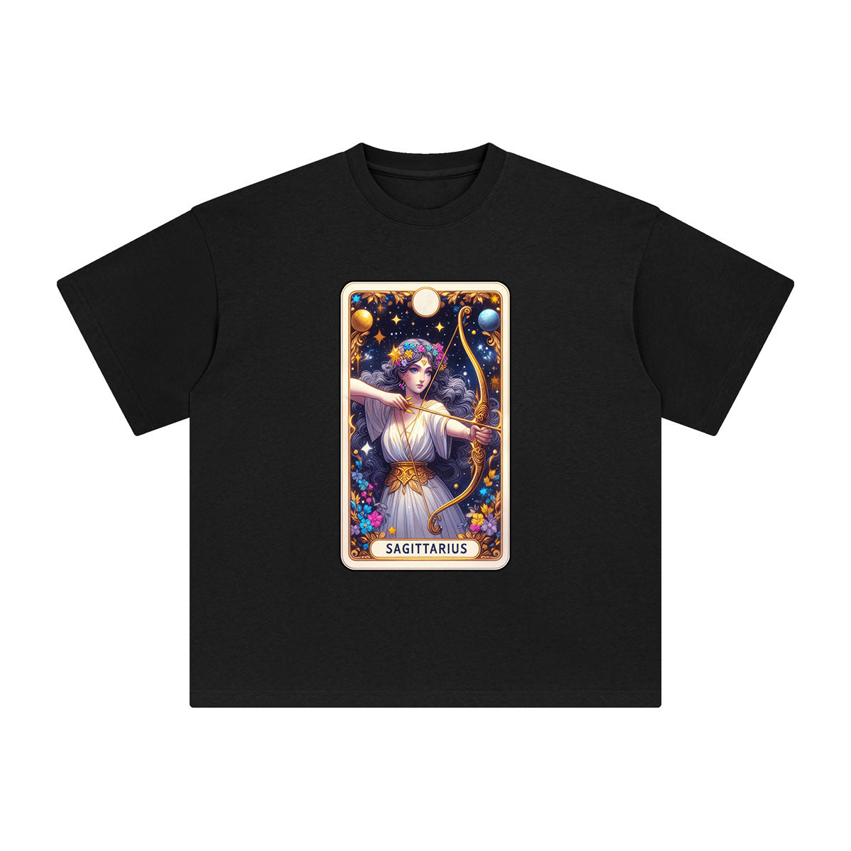 Sagittarius Zodiac Graphic Tee-INNBLAC Fashion Apparel