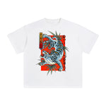Chinese Calligraphy Tiger Graphic Tee-INNBLAC Fashion Apparel