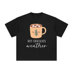 HOT CHOCOLATE WEATHER Graphic Tee-INNBLAC Fashion Apparel