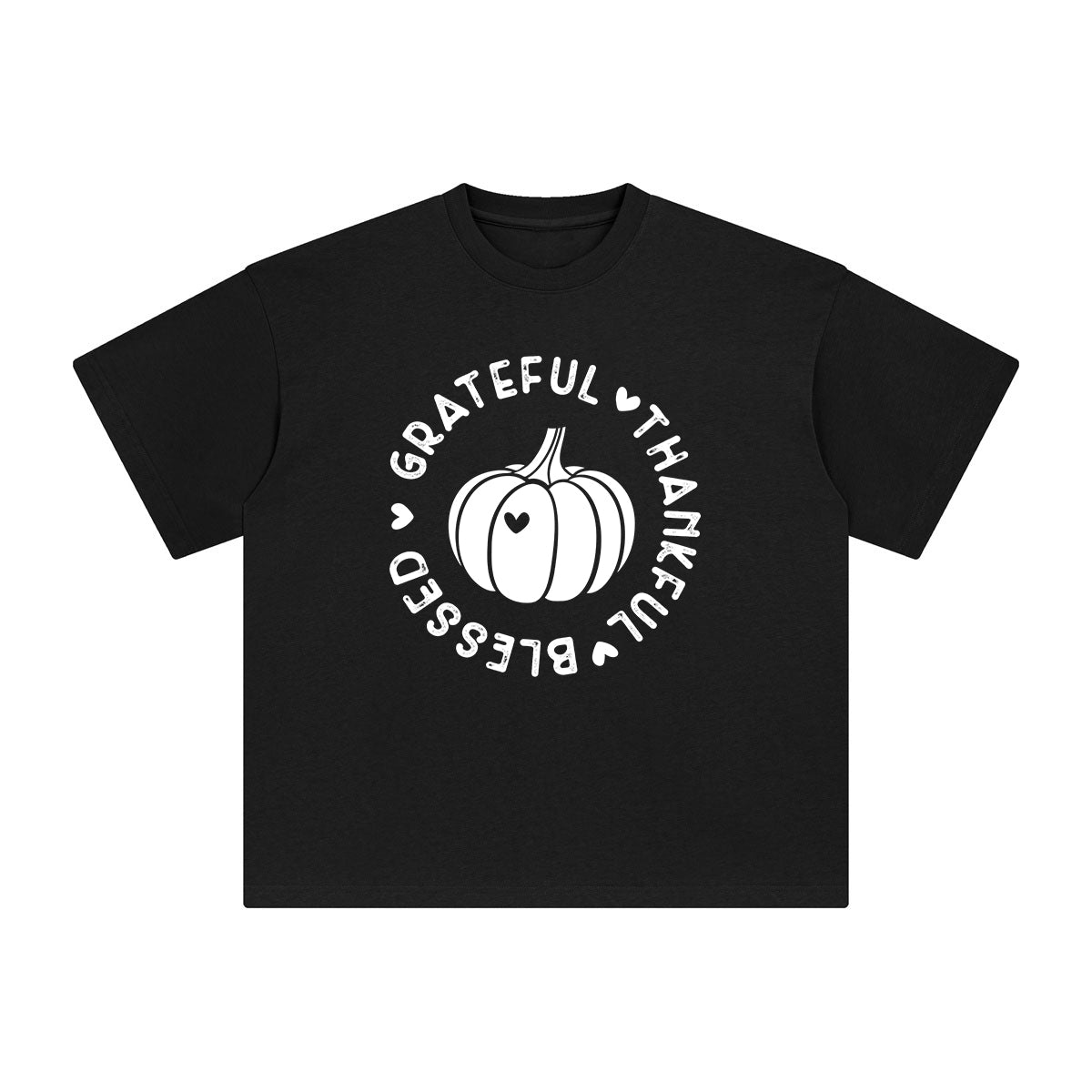Grateful Thankful Blessed Graphic Tee-INNBLAC Fashion Apparel