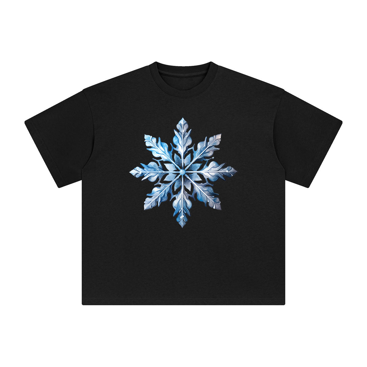 Snowflake Graphic Tee-INNBLAC Fashion Apparel