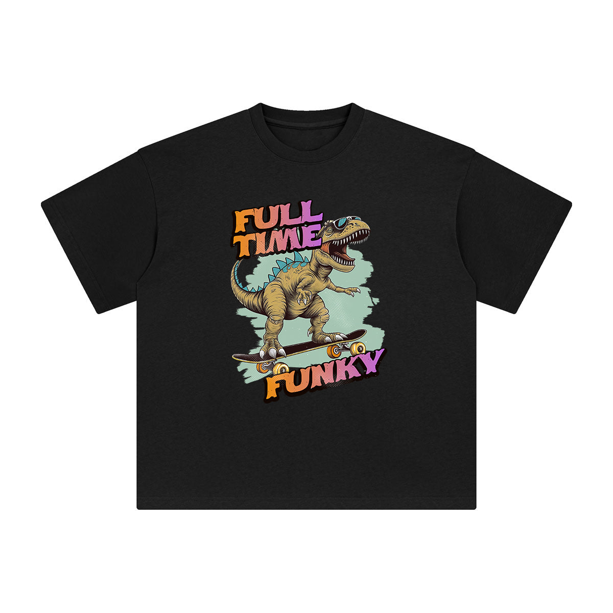 Full Time Funky Graphic Tee-INNBLAC Fashion Apparel
