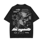 Greyscale Streetwear Brutalism Graphi Tee-INNBLAC Fashion Apparel