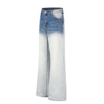 Vintage Washed Slim Flare Jeans