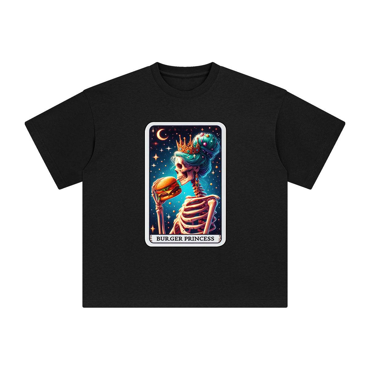Burger Princess Graphic Tee-INNBLAC Fashion Apparel
