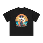 Summer Skeleton Graphic Tee-INNBLAC Fashion Apparel