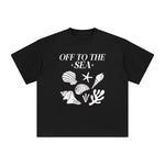 Off To The Sea Graphic Tee-INNBLAC Fashion Apparel
