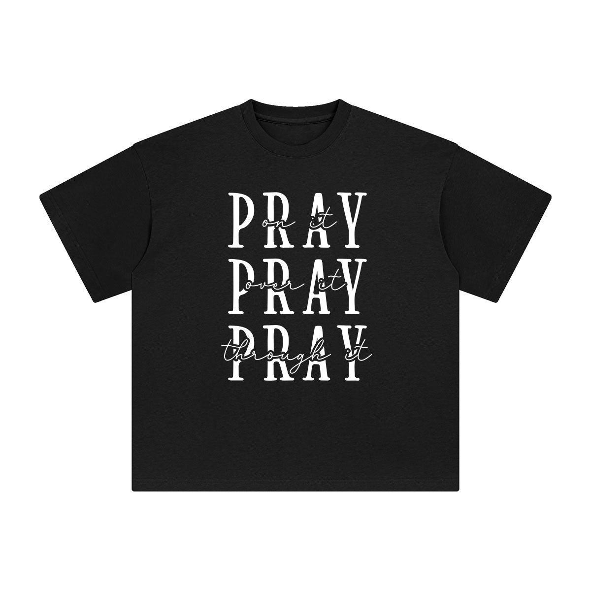 Pray Graphic Tee-INNBLAC Fashion Apparel