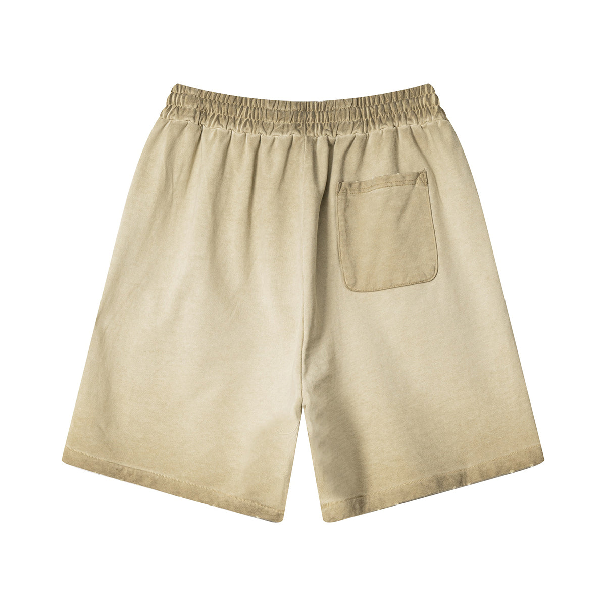 Pantalones cortos desgastados con lavado intenso