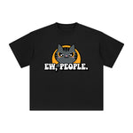 Ew People Cat Graphic Tee-INNBLAC Fashion Apparel