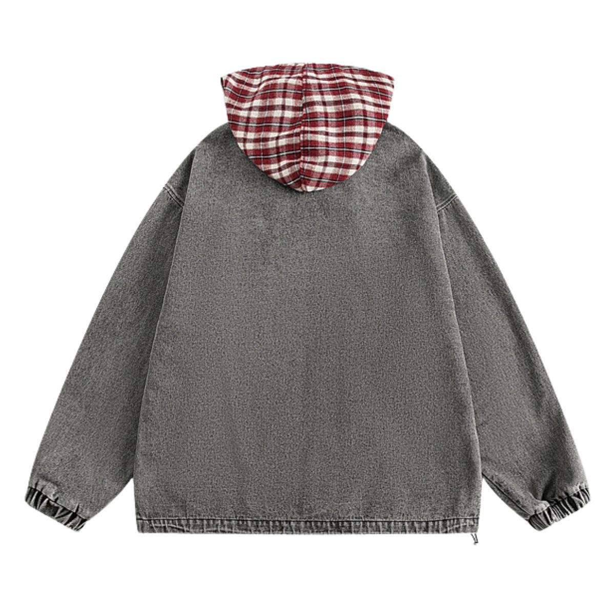 Niche Design American Street Vibe Washed Denim Jacket