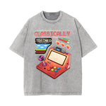 Classically Graphic Washed Tee-INNBLAC Fashion Apparel