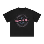 Snowflake Cafe Graphic Tee-INNBLAC Fashion Apparel