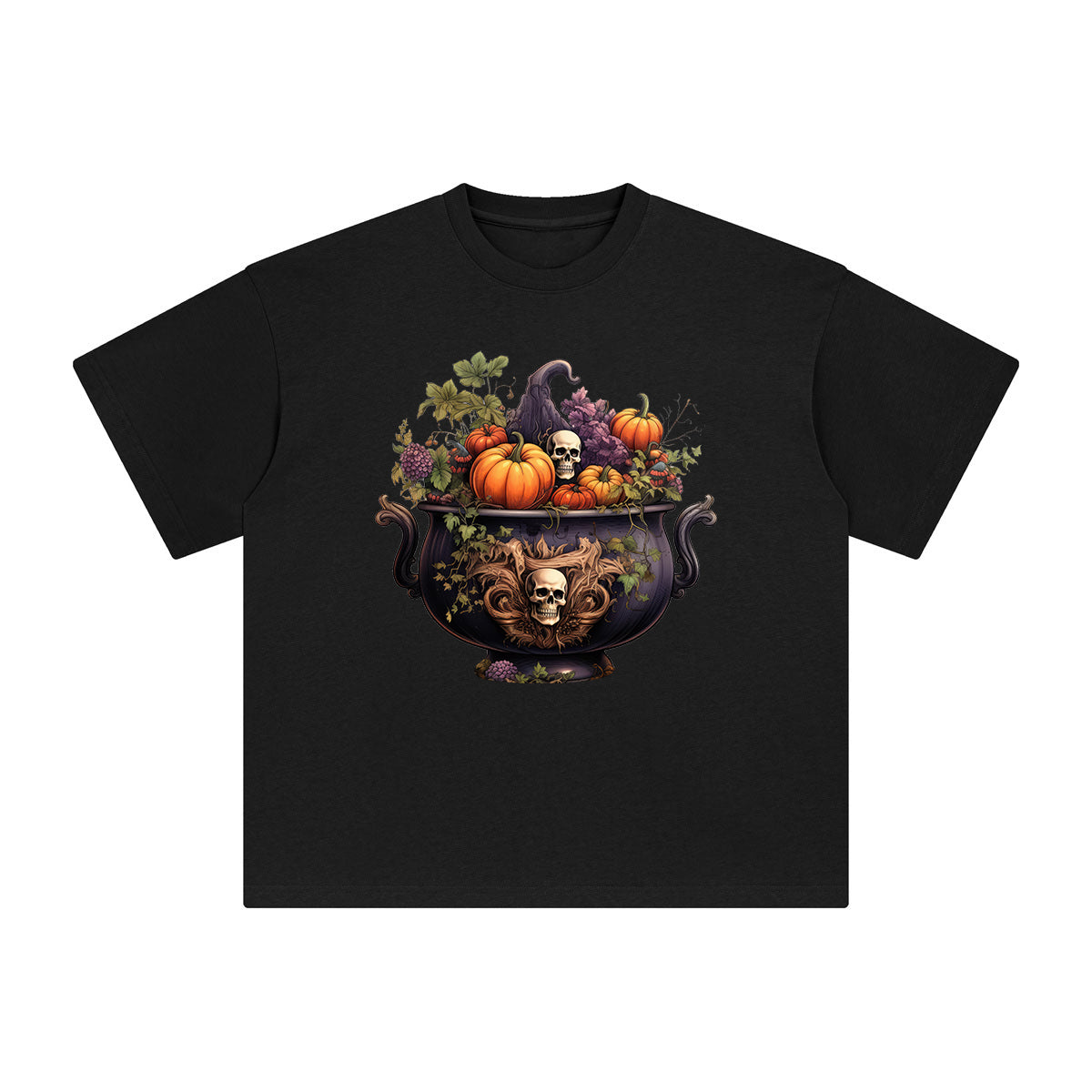 Halloween Pot Graphic Tee-INNBLAC Fashion Apparel
