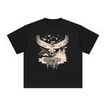 Eagle Spreads Wings Graphic Tee-INNBLAC Fashion Apparel