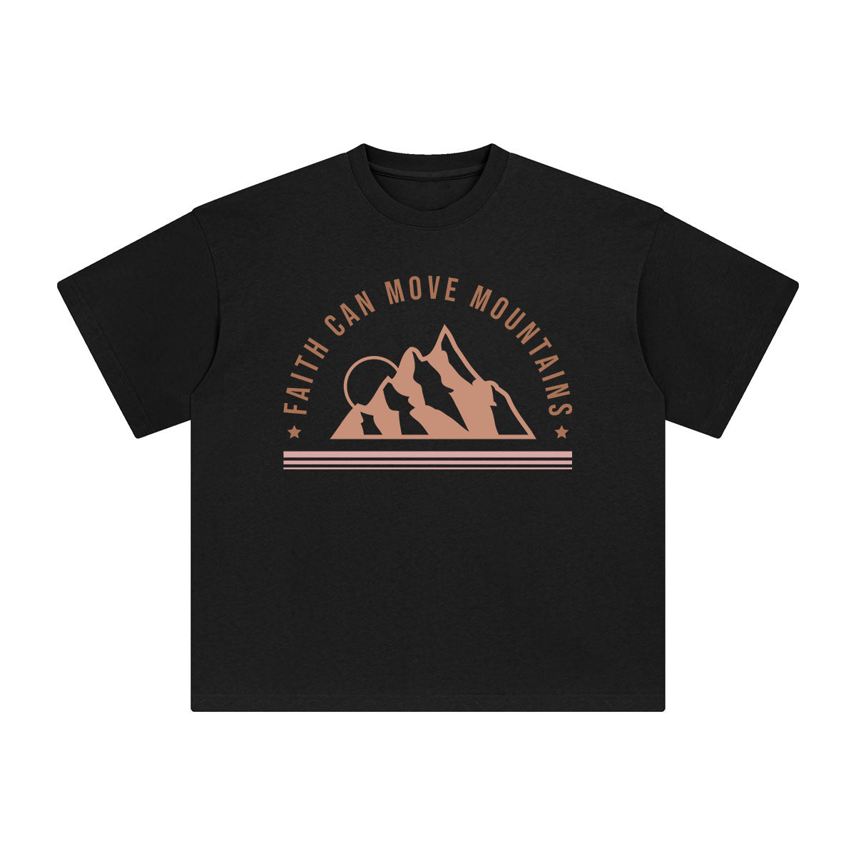 Faith Can Move Mountains Graphic Tee-INNBLAC Fashion Apparel