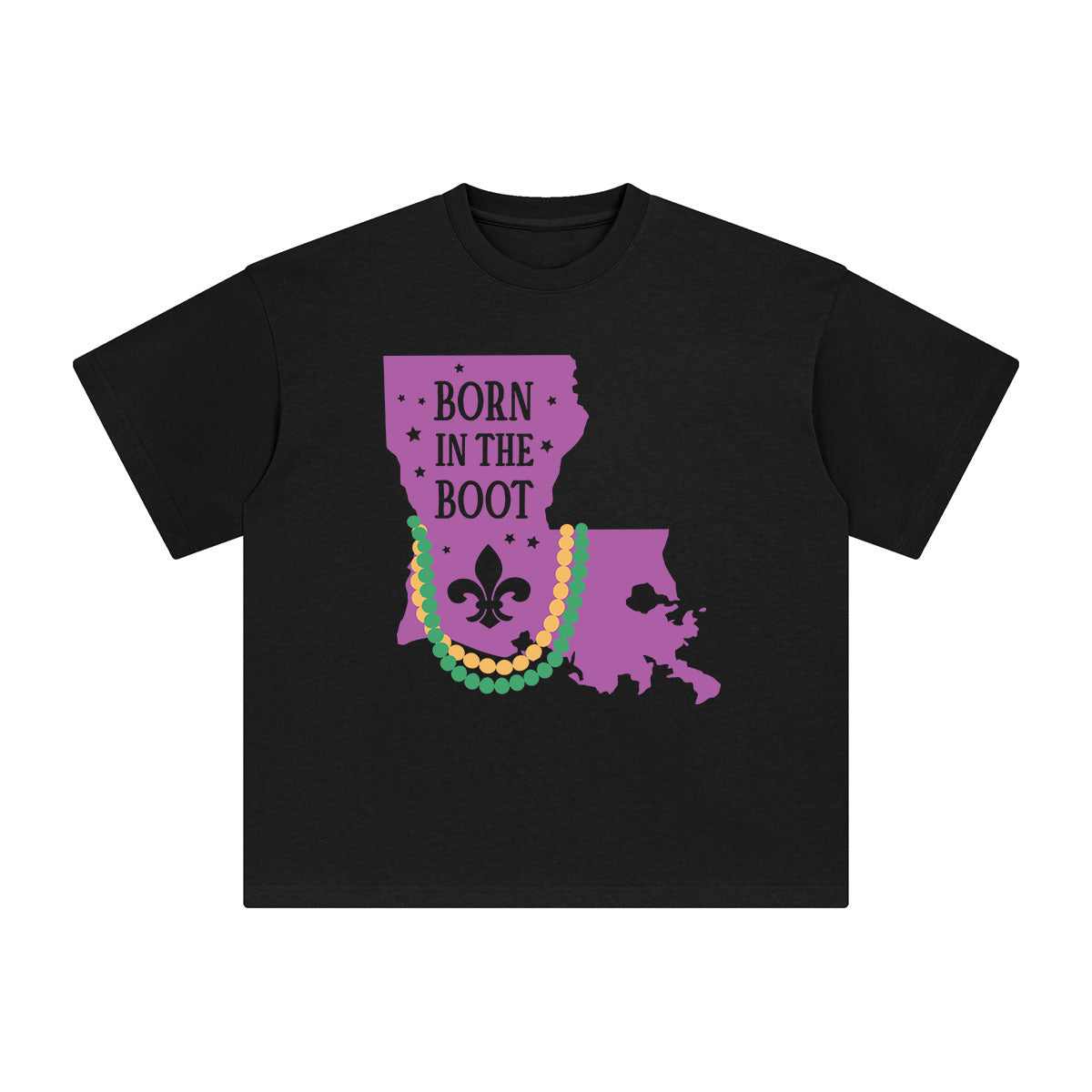 Born In The Boot Graphic Tee-INNBLAC Fashion Apparel