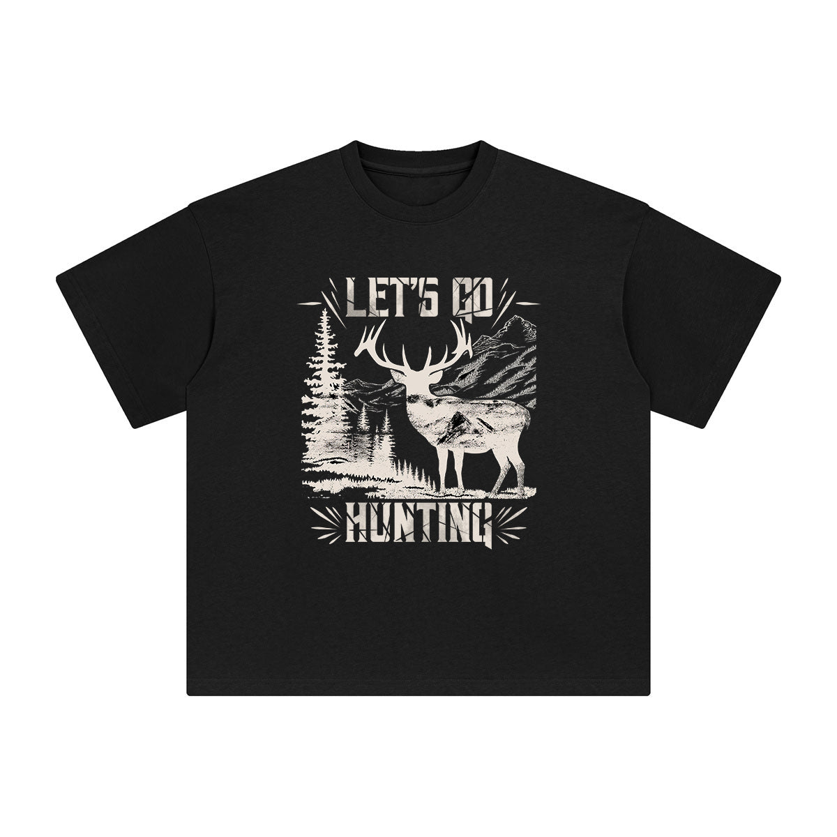 Let's Go Hunting Graphic Tee-INNBLAC Fashion Apparel