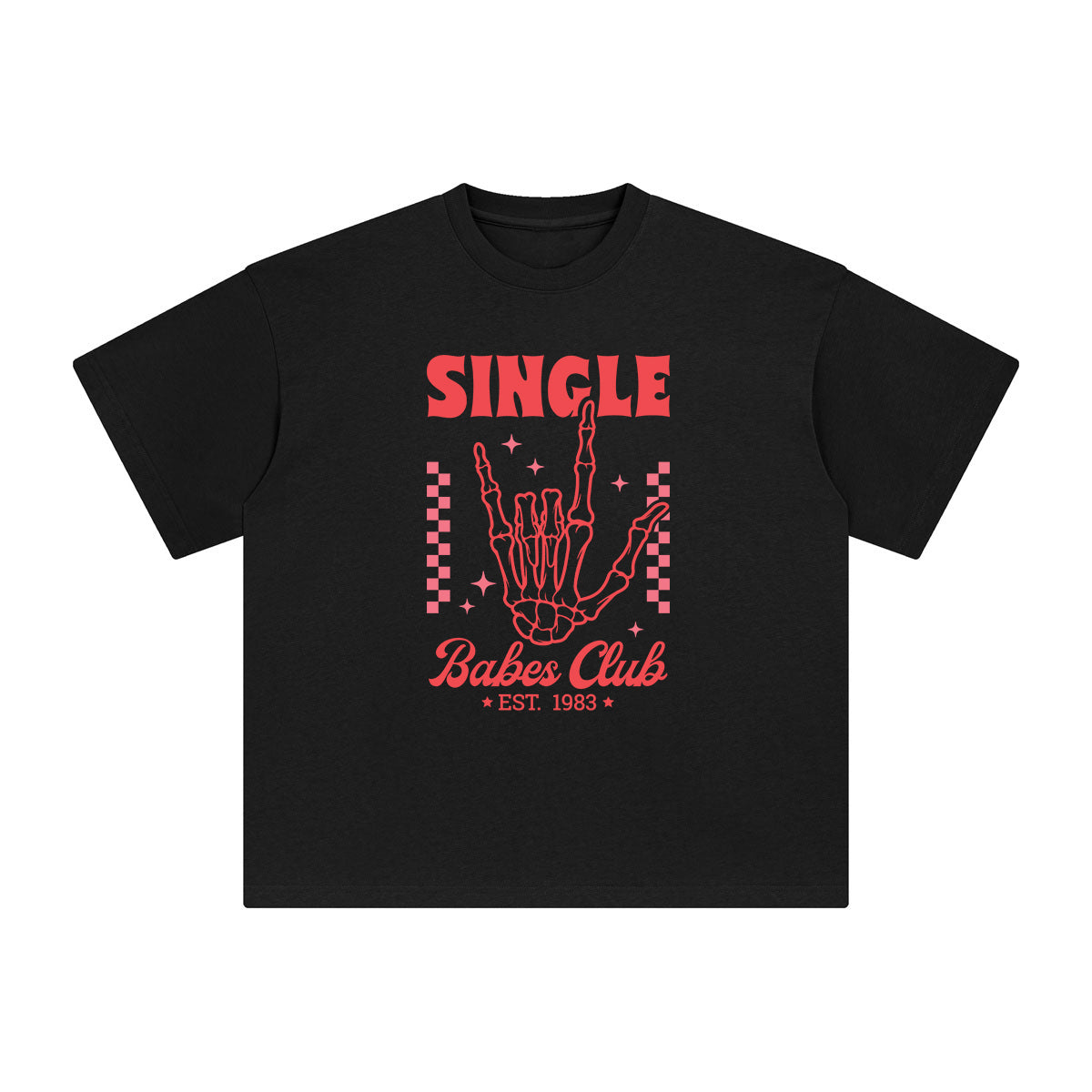 Single Babe Club Graphic Tee-INNBLAC Fashion Apparel