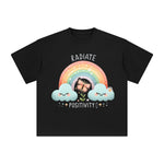 Radiate Positivity Graphic Tee-INNBLAC Fashion Apparel