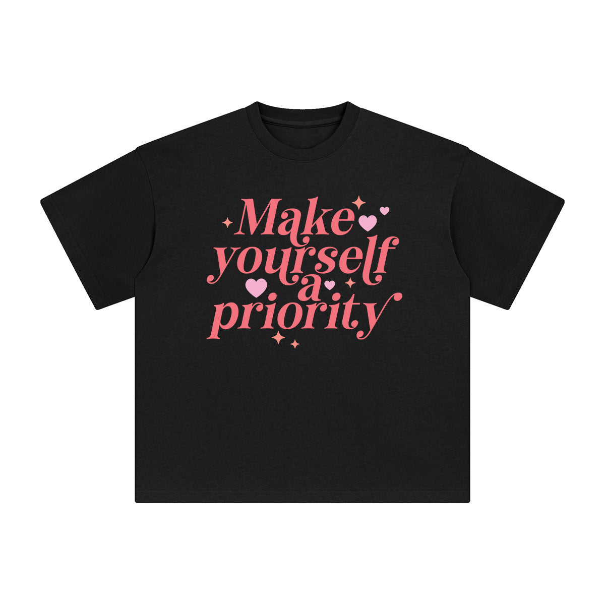 Make Yourself A Priority Graphic Tee-INNBLAC Fashion Apparel