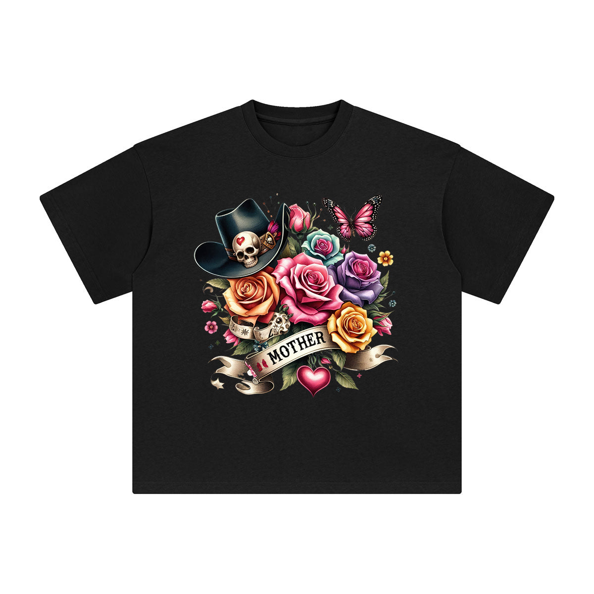 MOTHER Flowers Graphic Tee-INNBLAC Fashion Apparel