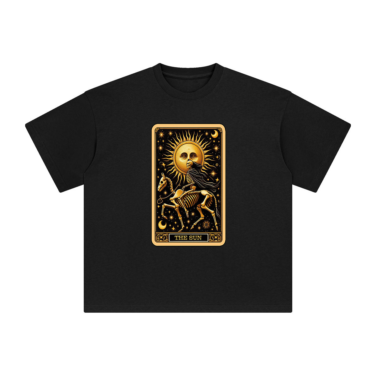 The Sun Card Graphic Tee-INNBLAC Fashion Apparel