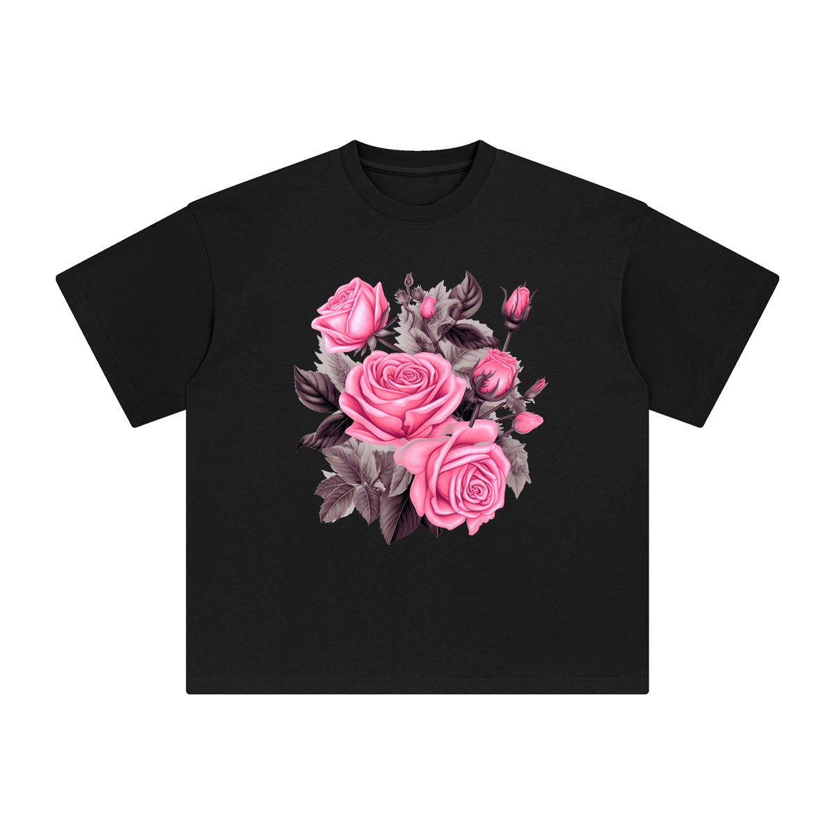 Floral Graphic Tee-INNBLAC Fashion Apparel