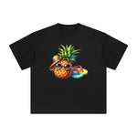 Pineapple Vacation Comic Graphic Tee-INNBLAC Fashion Apparel