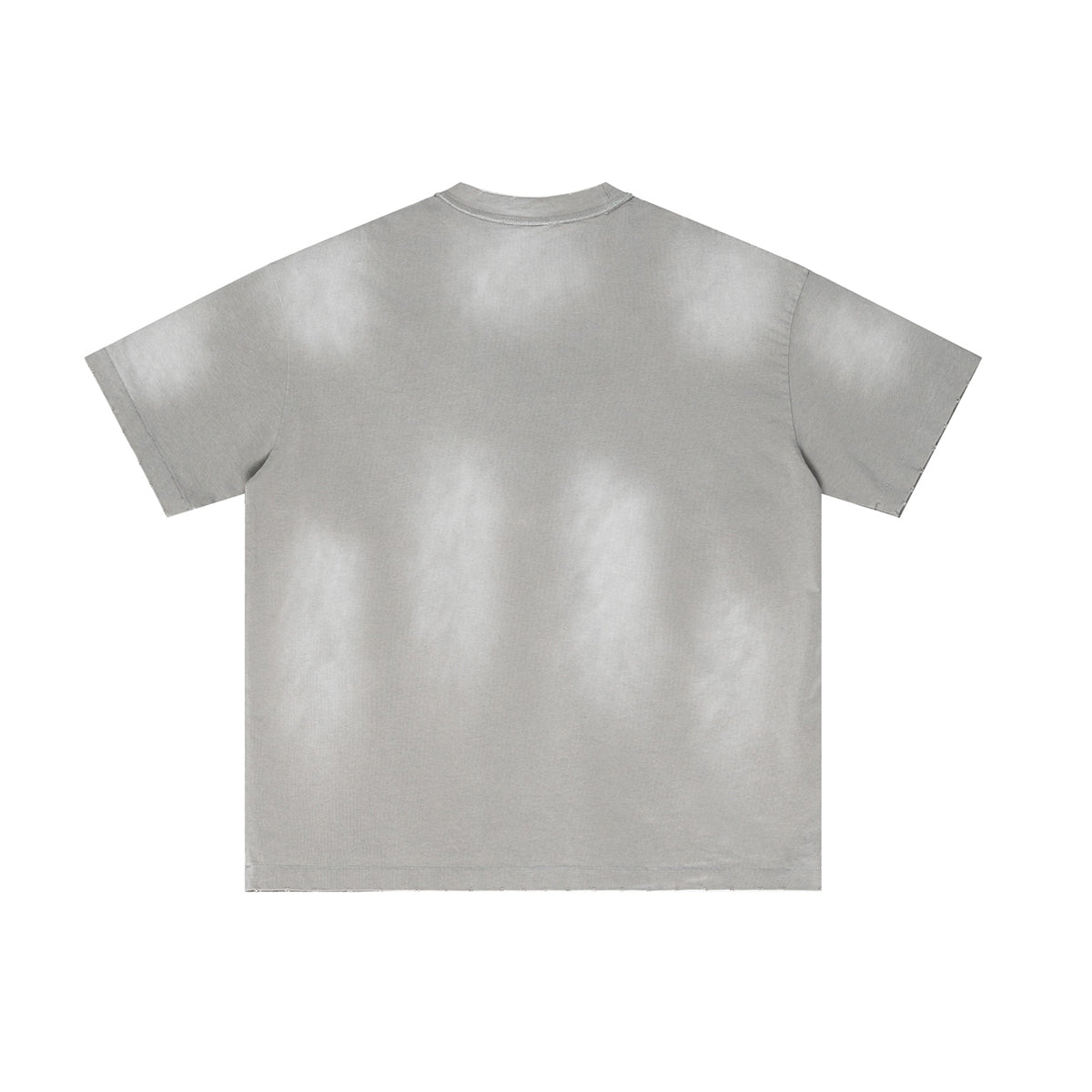 Acid Washed Distressed Reverse Tee 8oz