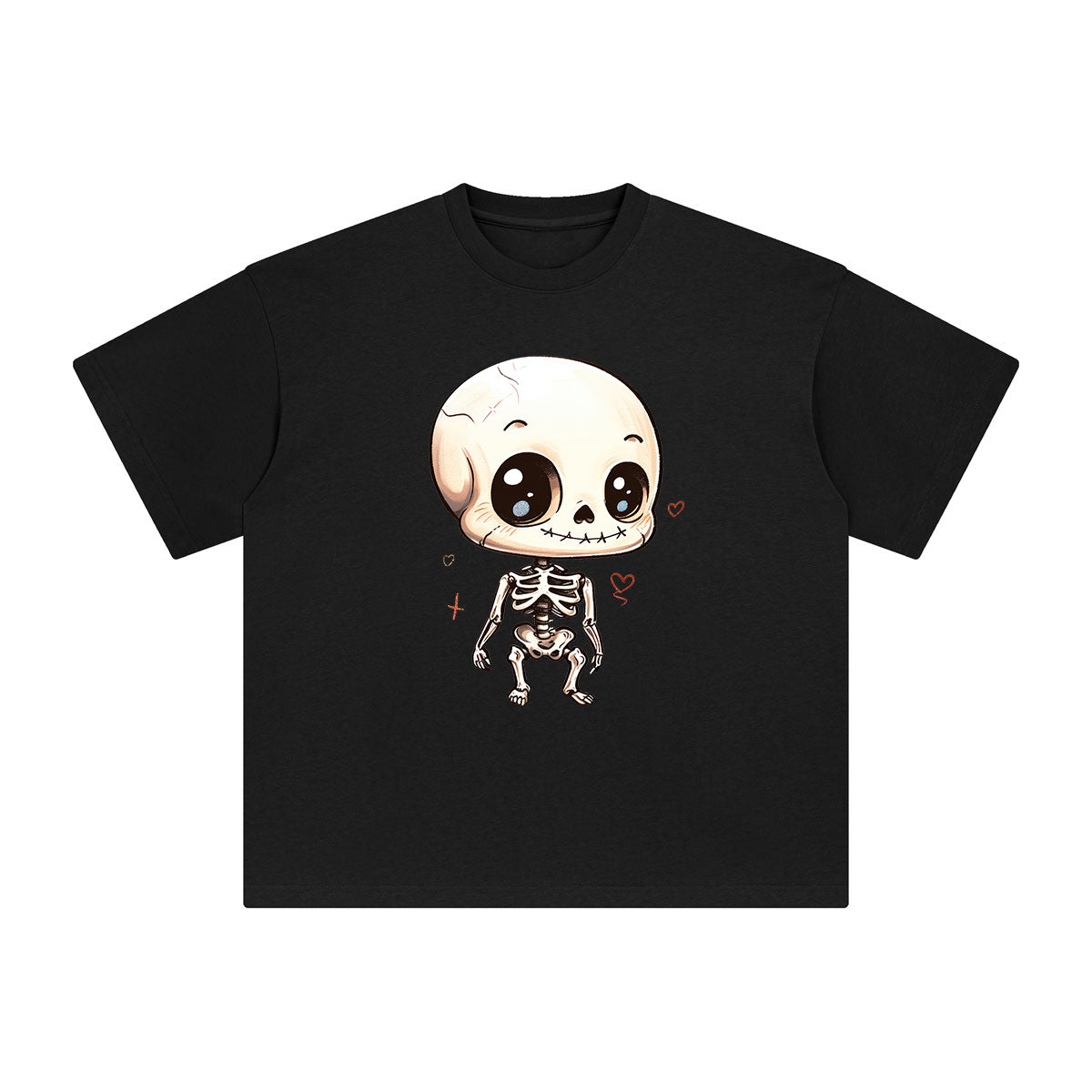 Cute Skeleton Graphic Tee-INNBLAC Fashion Apparel