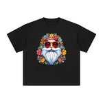Groovy Santa Claus Graphic Tee-INNBLAC Fashion Apparel