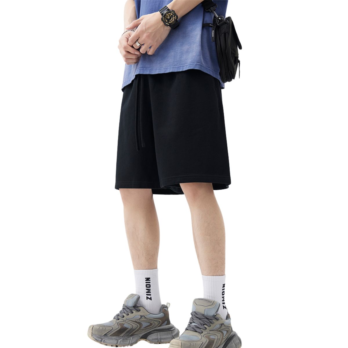 Heavyweight Plain Color Cotton Shorts