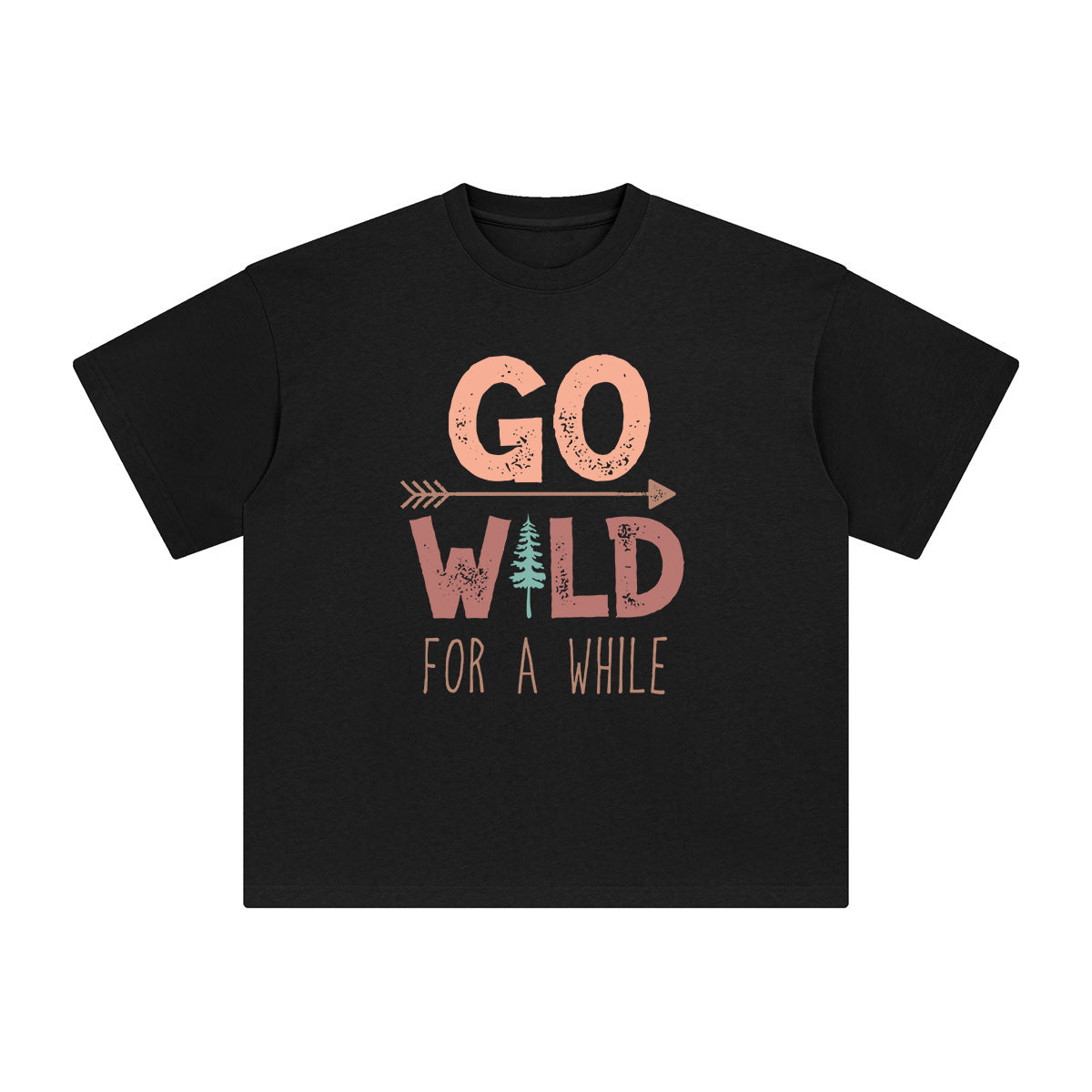 Go Wild For A While Graphic Tee-INNBLAC Fashion Apparel