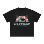 Life Is A Beach Find Your Wave Graphic Tee-INNBLAC Fashion Apparel