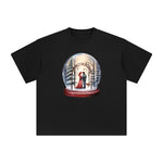 Valentine Snow Globe Graphic Tee-INNBLAC Fashion Apparel