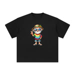 Happy Vacation Old Man Graphic Tee-INNBLAC Fashion Apparel