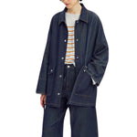 Loose Fit Indigo Denim Jacket