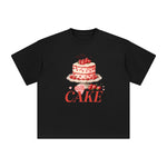 Love You More Than Cake Graphic Tee-INNBLAC Fashion Apparel