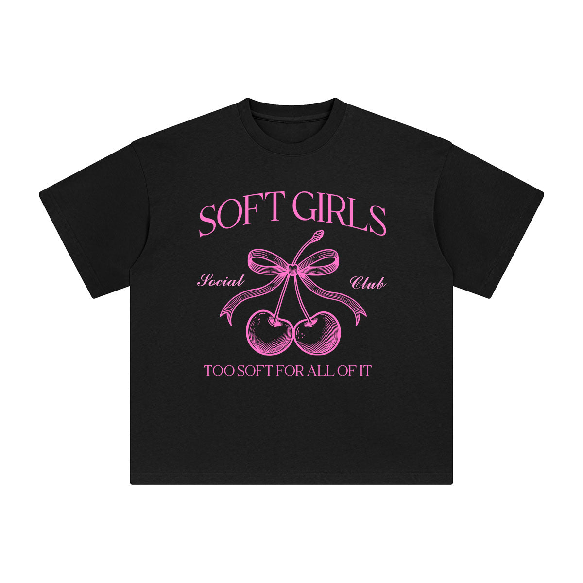 Soft Girls Graphic Tee-INNBLAC Fashion Apparel