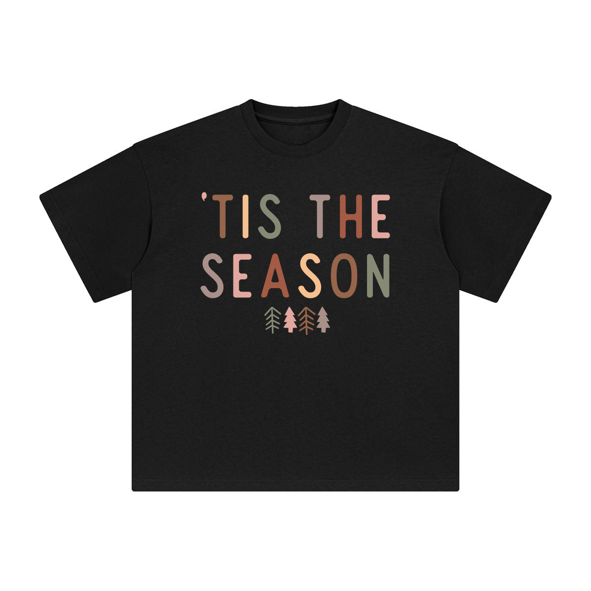 Boho Christmas Graphic Tee-INNBLAC Fashion Apparel