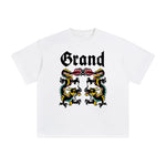 Grand Double Dragon Graphic Tee-INNBLAC Fashion Apparel