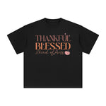 Thankful Blessed & Kind Of Mess Graphic Tee-INNBLAC Fashion Apparel