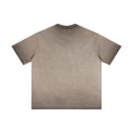 Heavyweight Wash Distressed Baggy Tee 8.25oz-INNBLAC Fashion Apparel