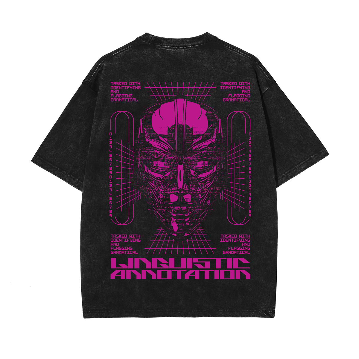 Robot Streetwear Brutalism Graphic Tee-INNBLAC Fashion Apparel