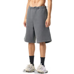 Knee-Length Fleece Baggy Sweatpants